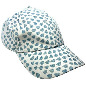 Quagga Green Label Women’s Baseball Cap blue white pink Raindrop Pattern hat